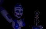 Ballora and one of her minirinis. Fnaf, Purple guy, Sister l